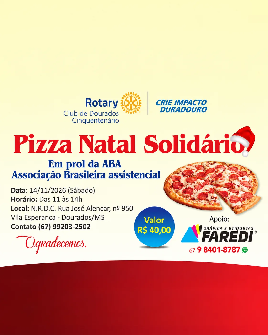 Pizza Natal Solidário